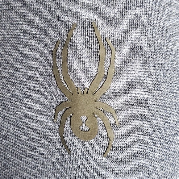 Spyder Active Blue Black Crew Neck Pullover Sweatshirt Size XL Men's - Picture 4 of 7